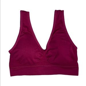 COOBIE Wireless Magenta Comfy Sports Bra EUC